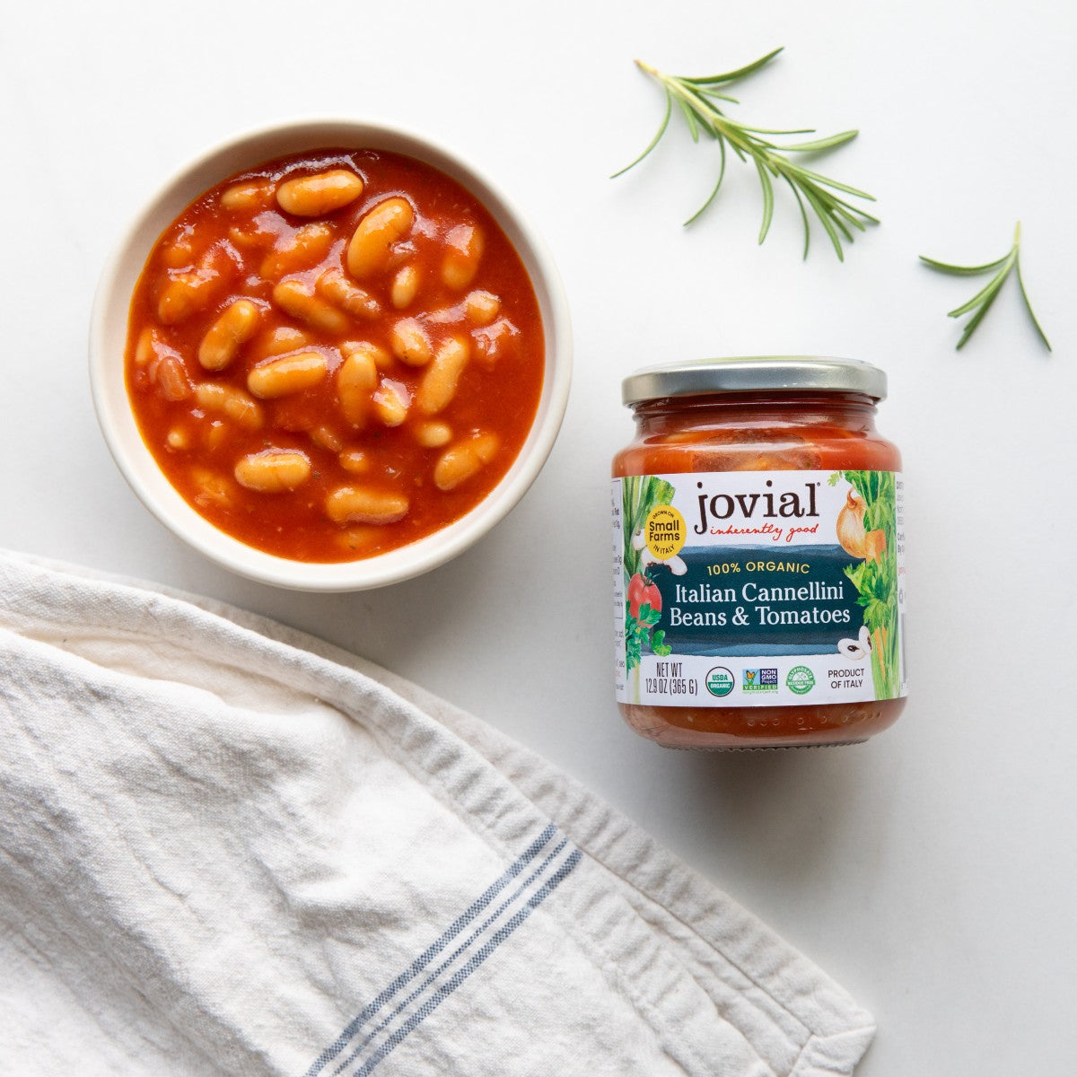 Organic Italian Cannellini Beans and Tomatoes