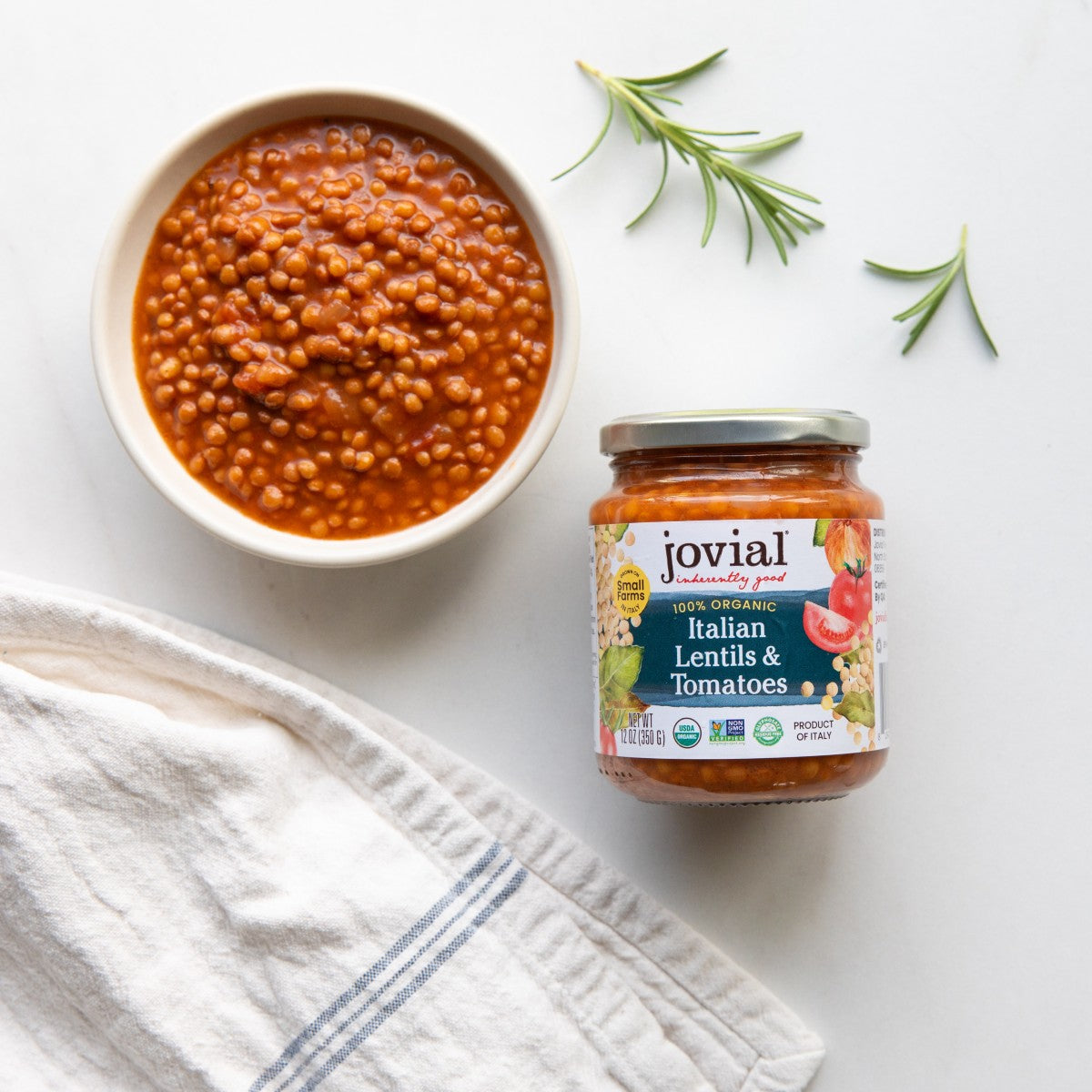 Organic Italian Lentils and Tomatoes