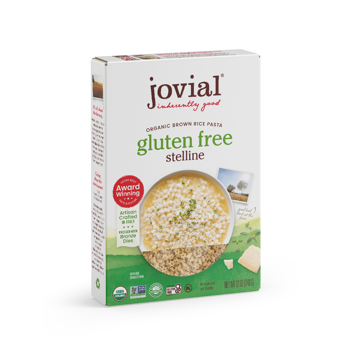 Organic Gluten Free Brown Rice Stelline