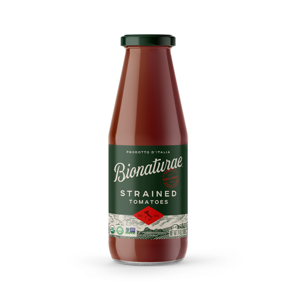 Organic Strained Tomatoes