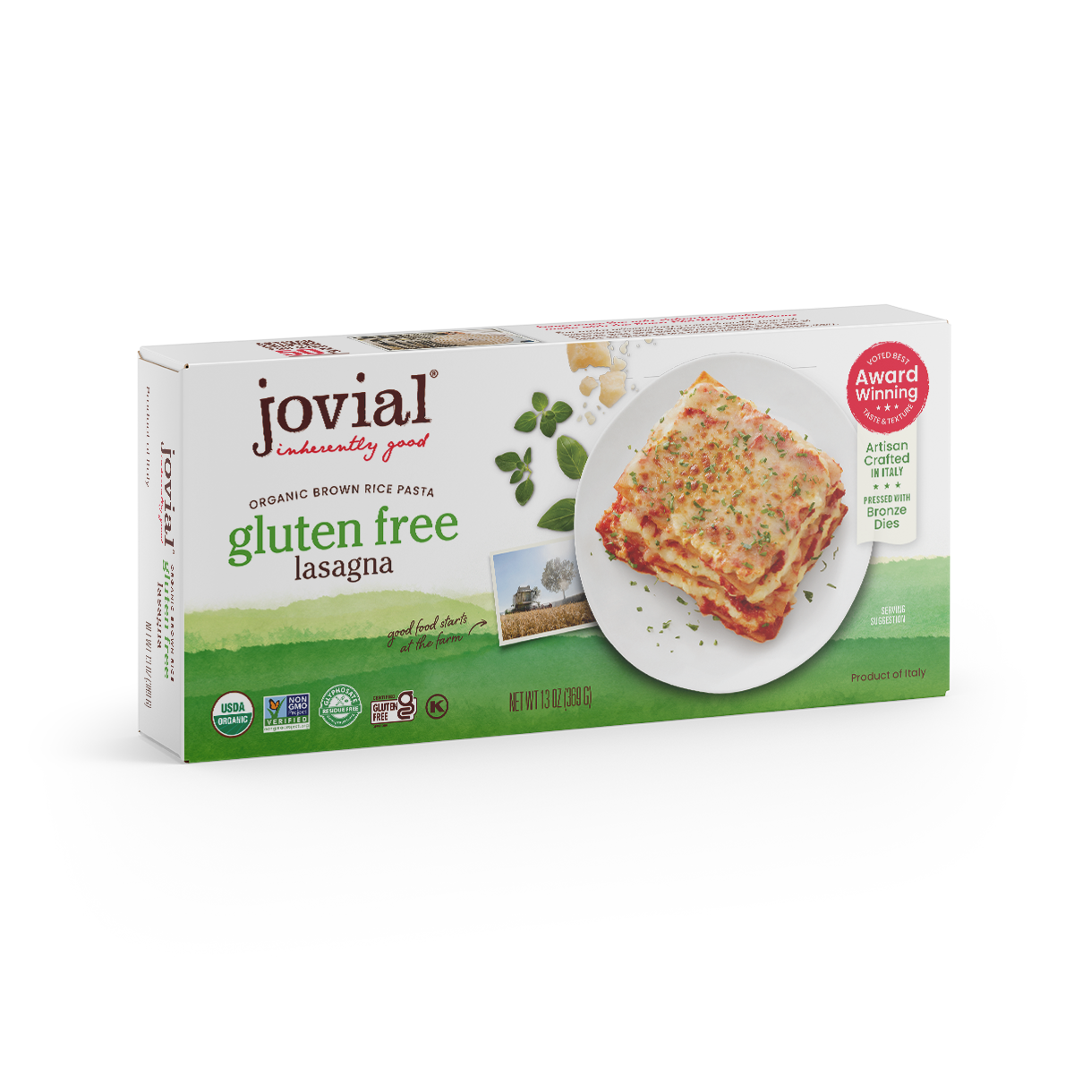 Organic Gluten Free Brown Rice Classic Lasagna