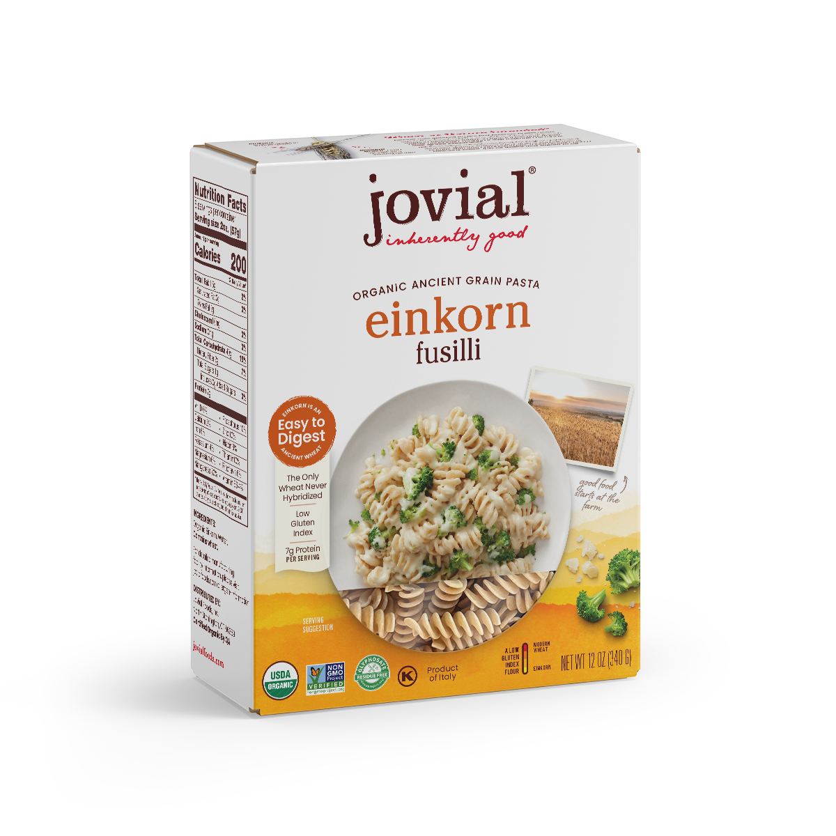 Organic Einkorn Traditional Fusilli