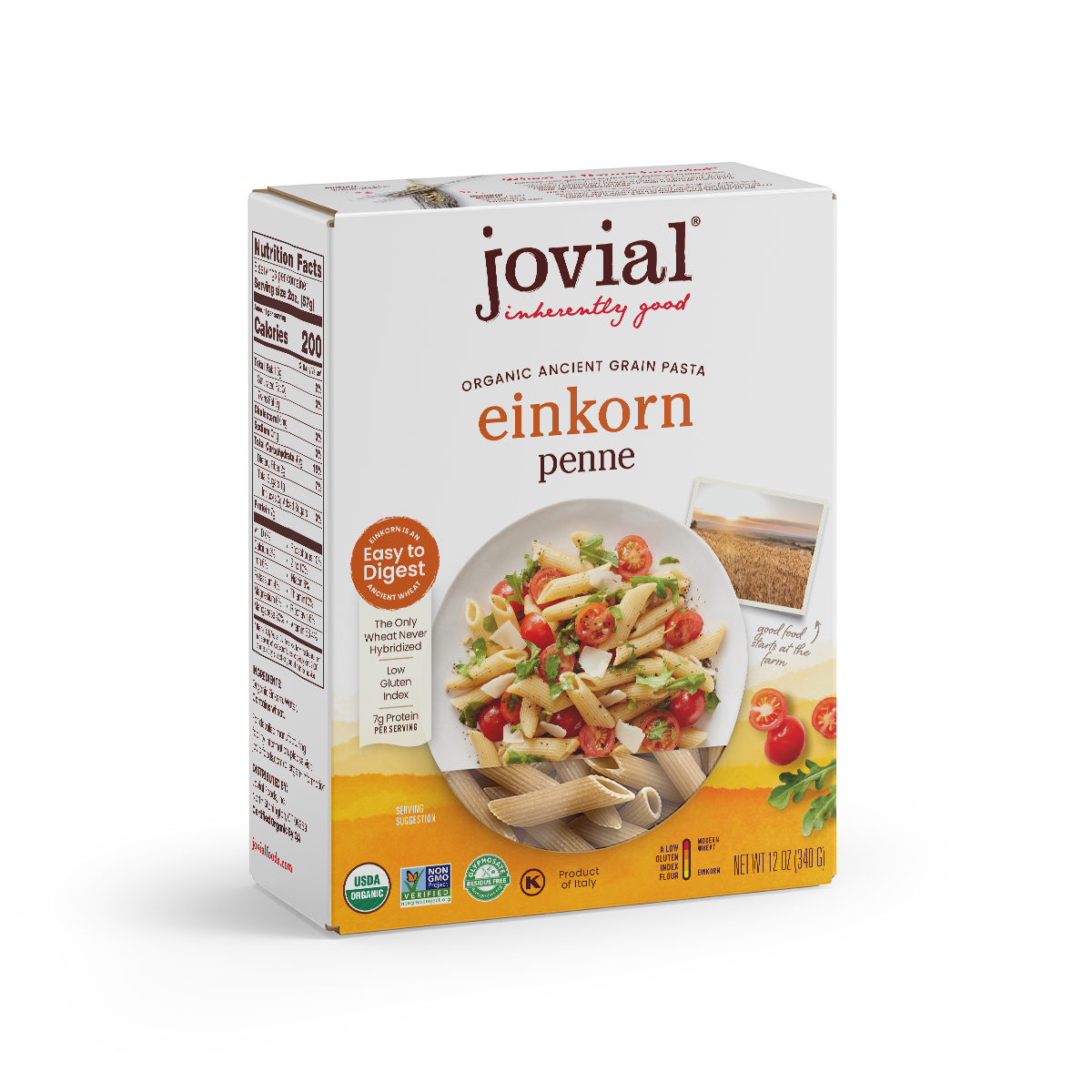 Organic Einkorn Traditional Penne