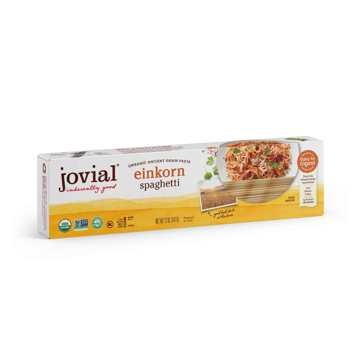 Organic Einkorn Traditional Spaghetti