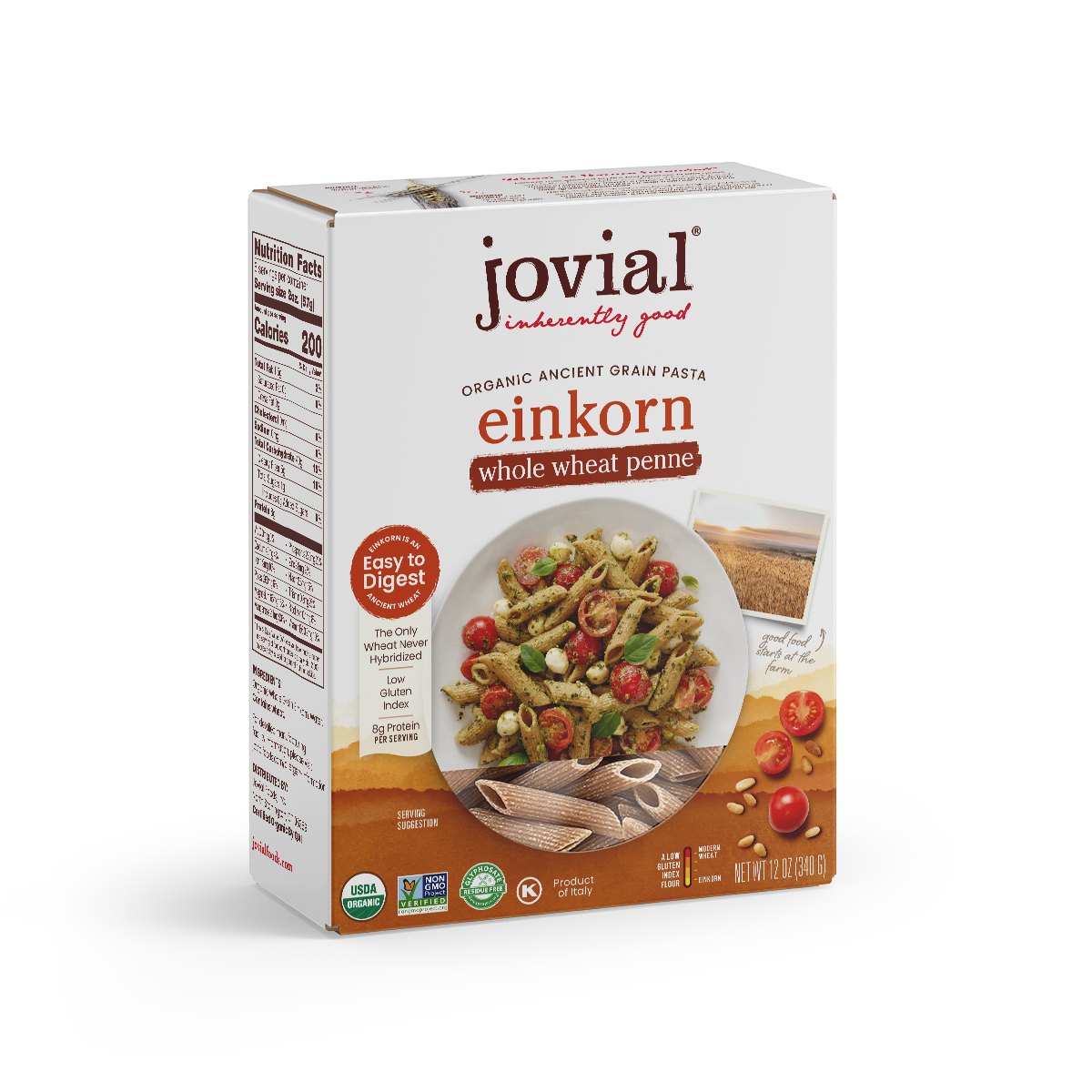Organic Einkorn Whole Wheat Penne