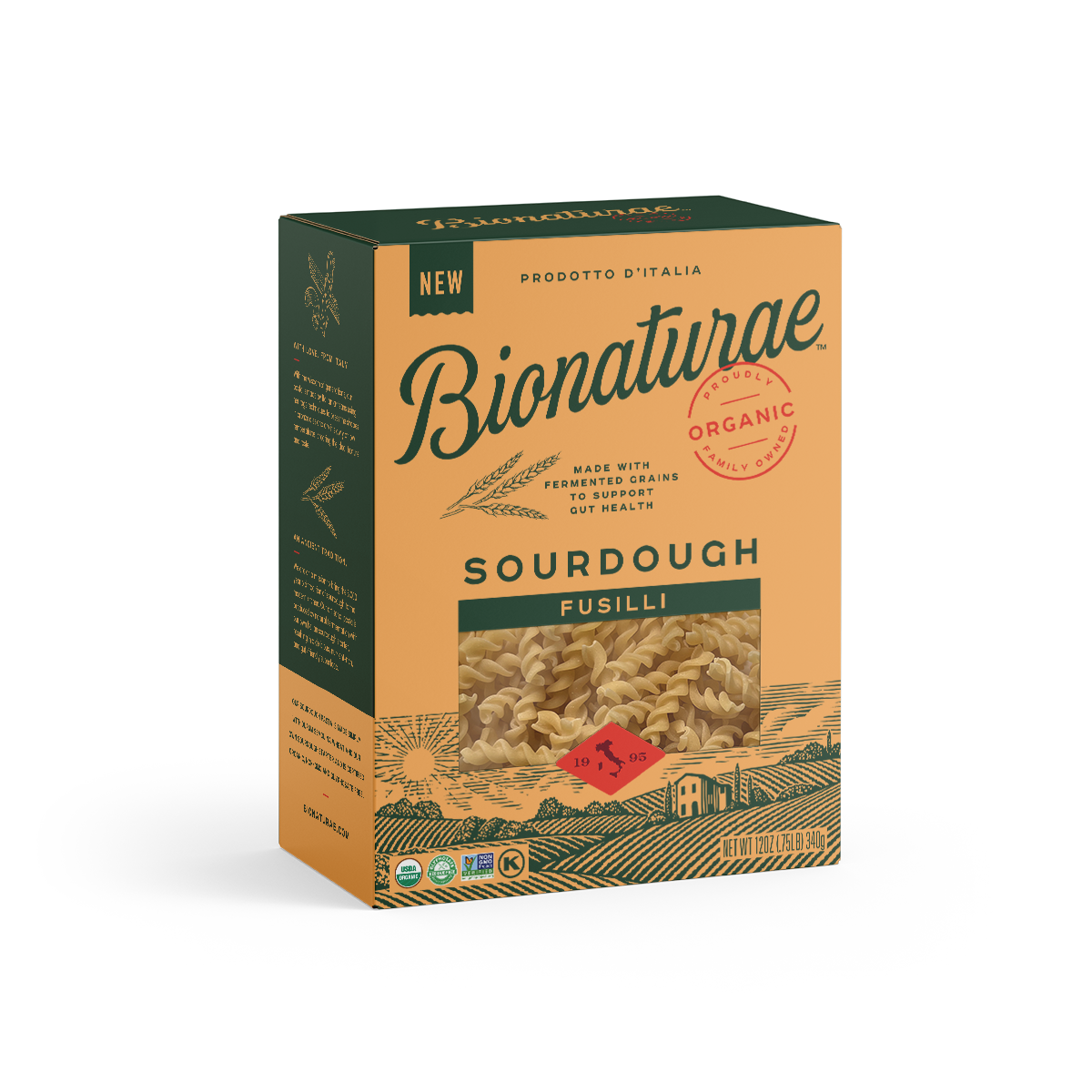 Organic Sourdough Fusilli