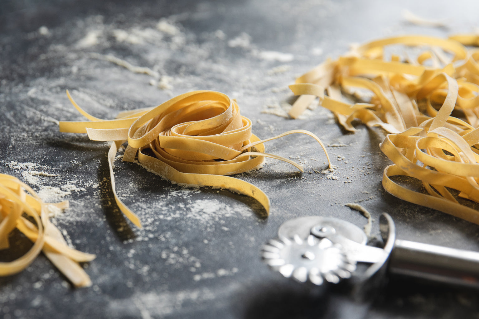 fresh einkorn pasta