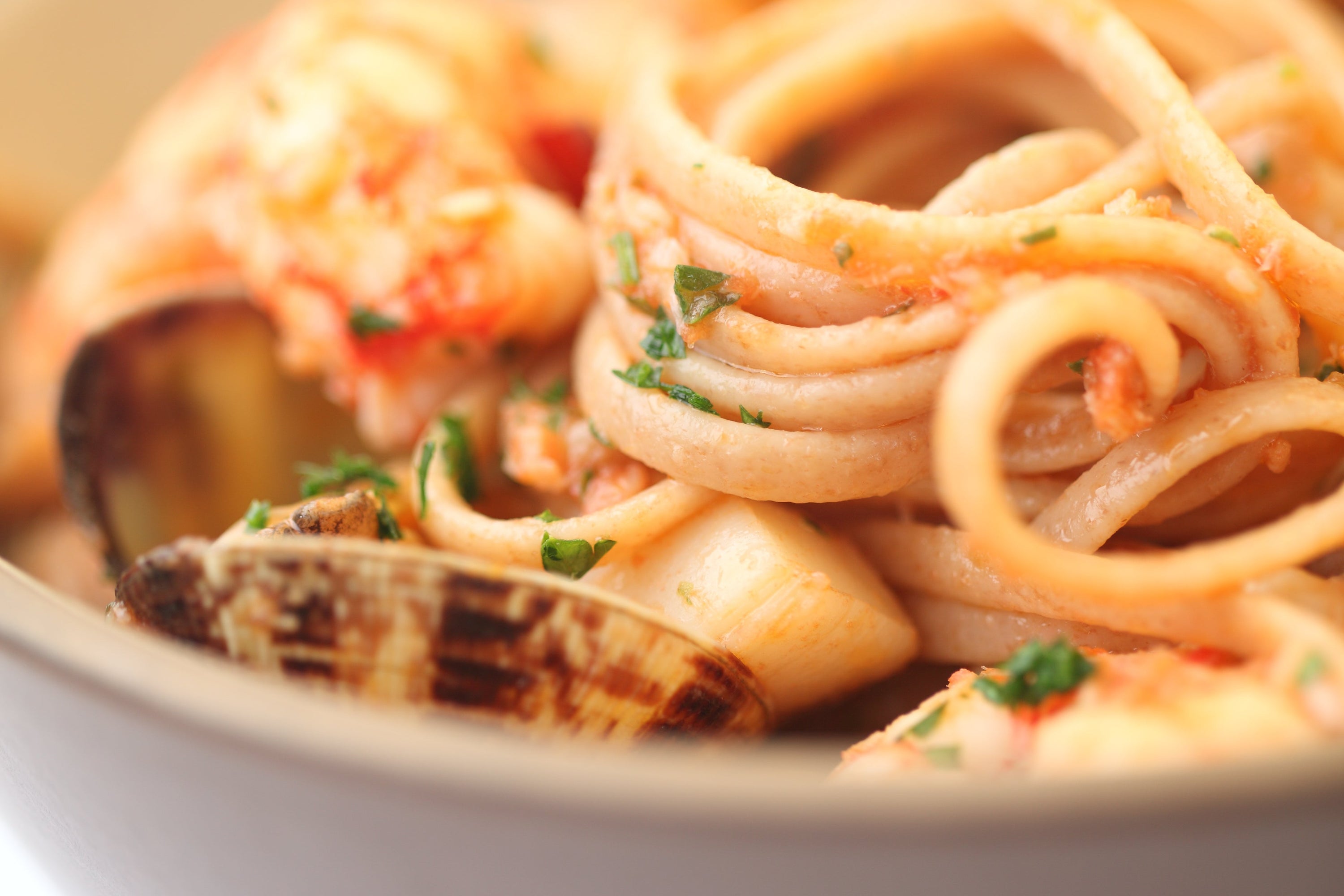 Linguine with Easy Seafood Bouillabaisse