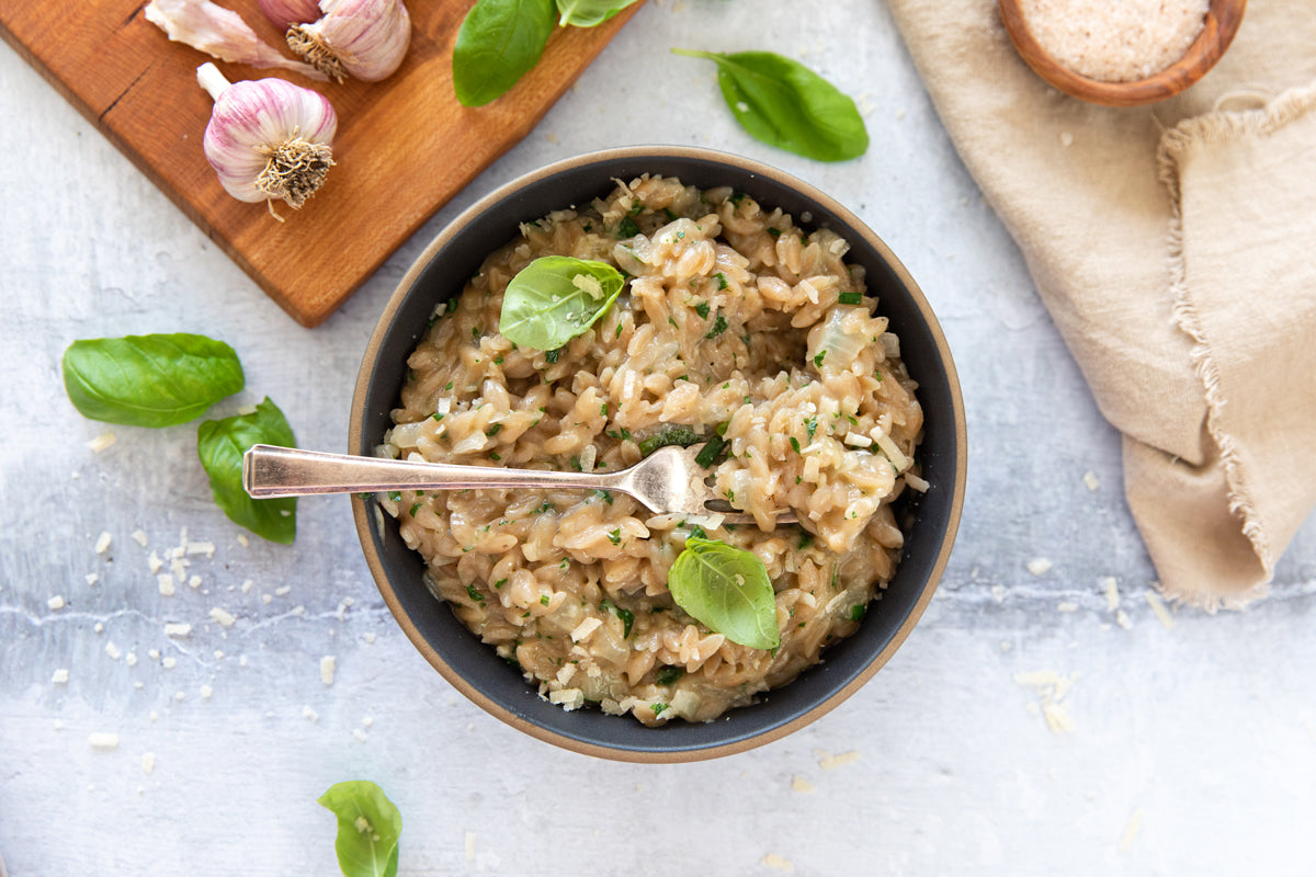 Grain Free Risotto with Fresh Herbs