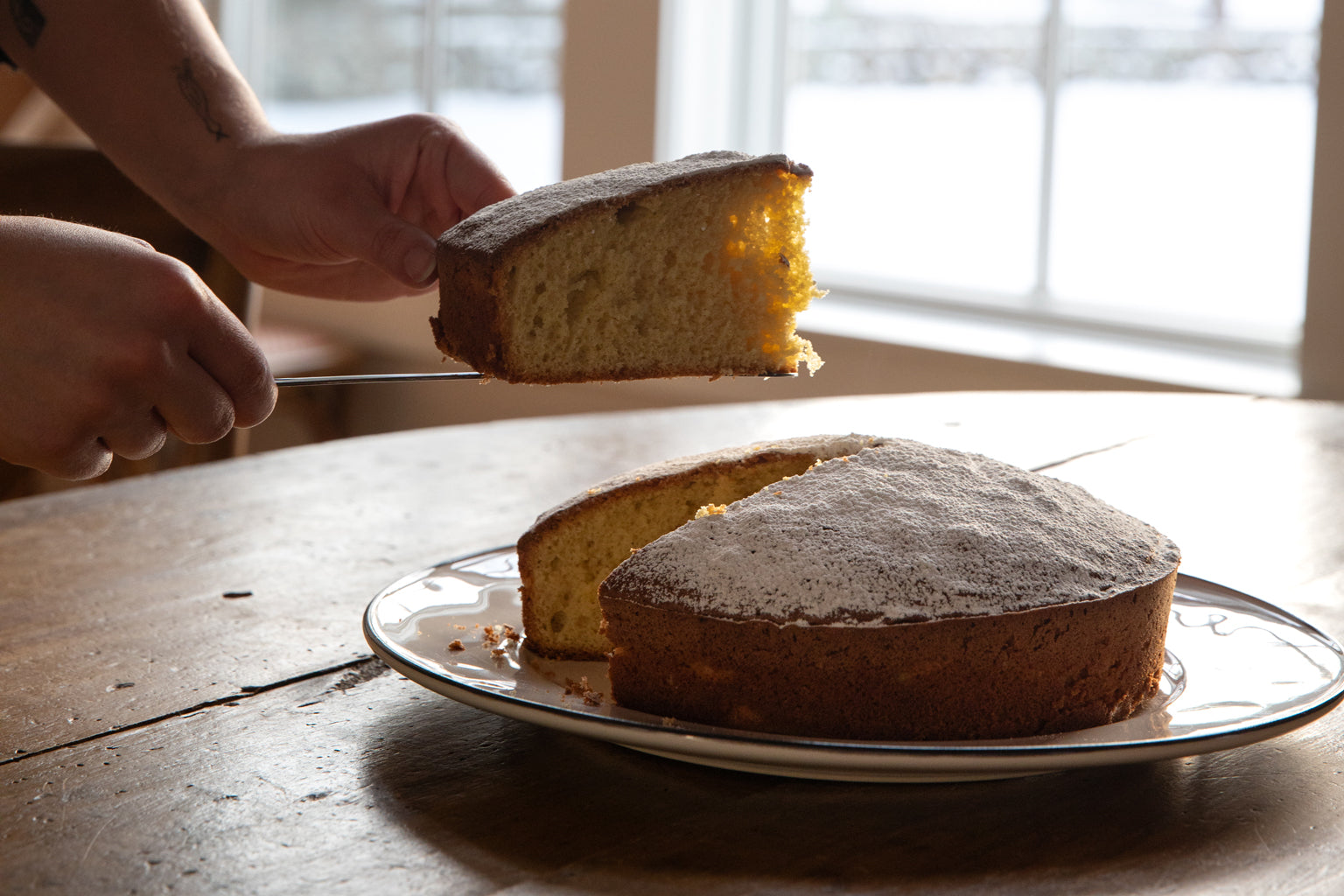 Einkorn Lemon Olive Oil Cake