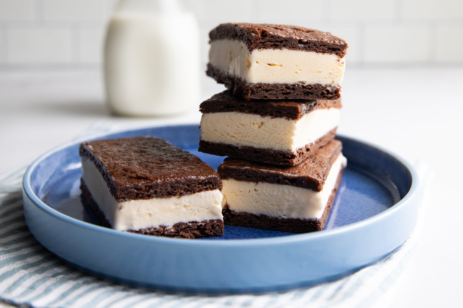 Einkorn Chocolate Ice Cream Sandwiches