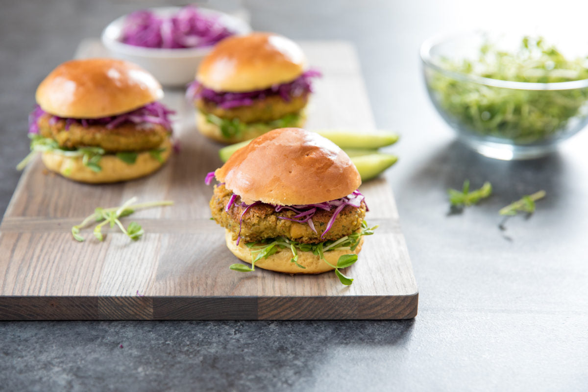 Chickpea Veggie Burger Recipe
