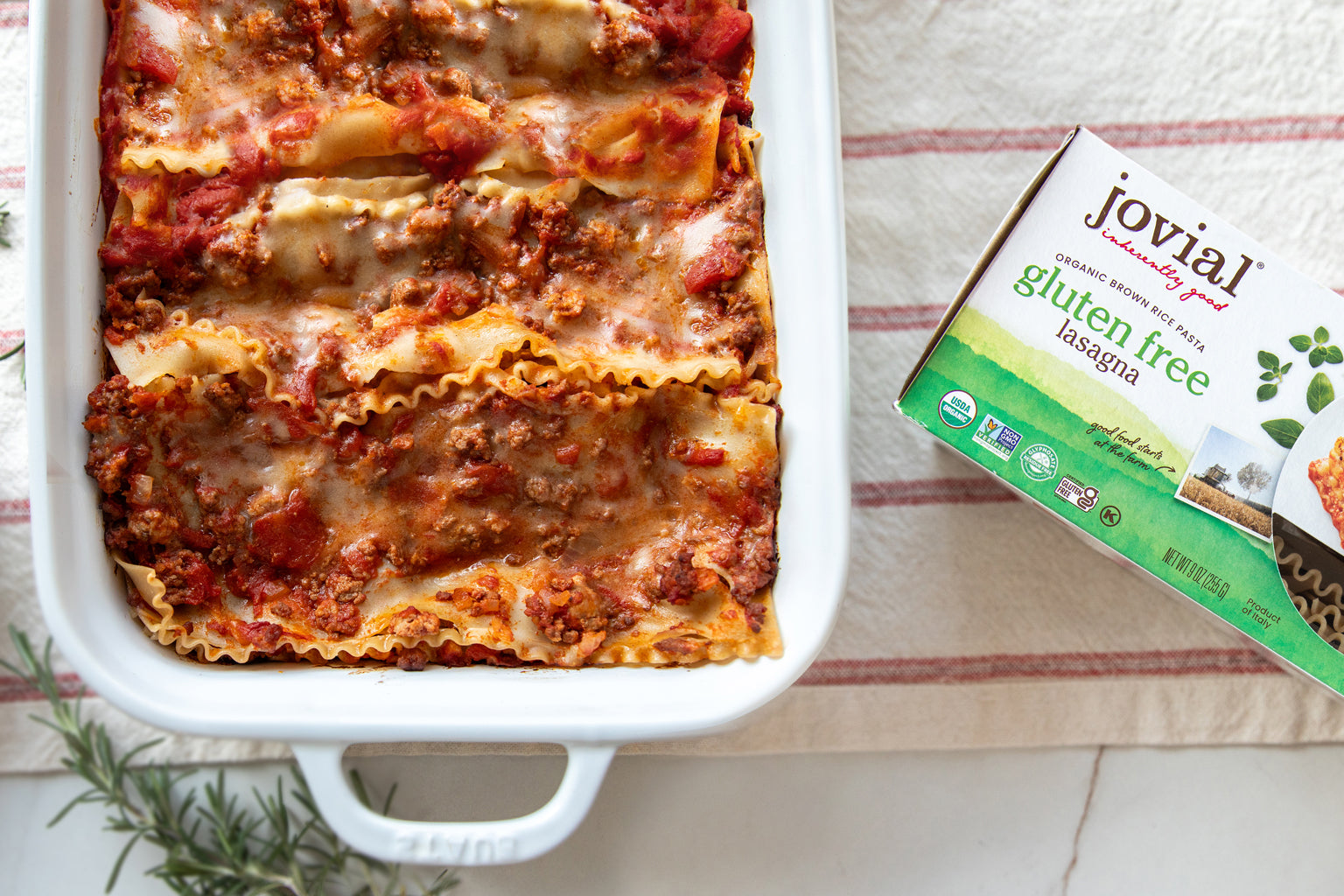 Gluten and Dairy Free Lasagna Bolognese
