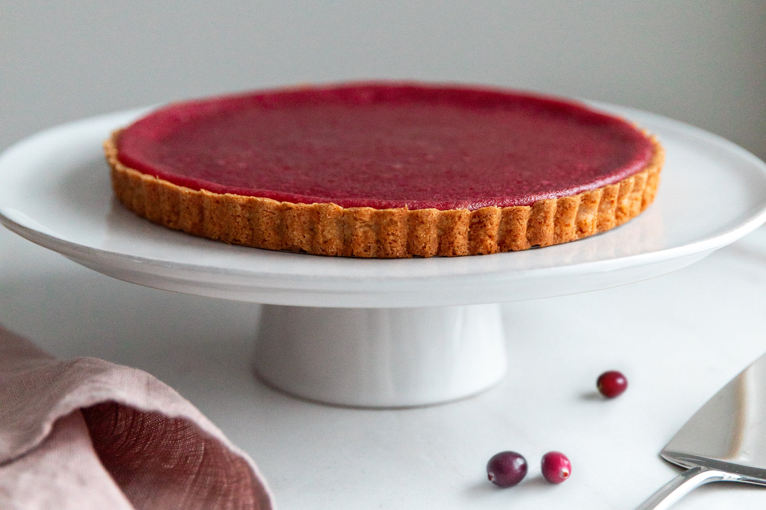 Einkorn Cranberry Tart