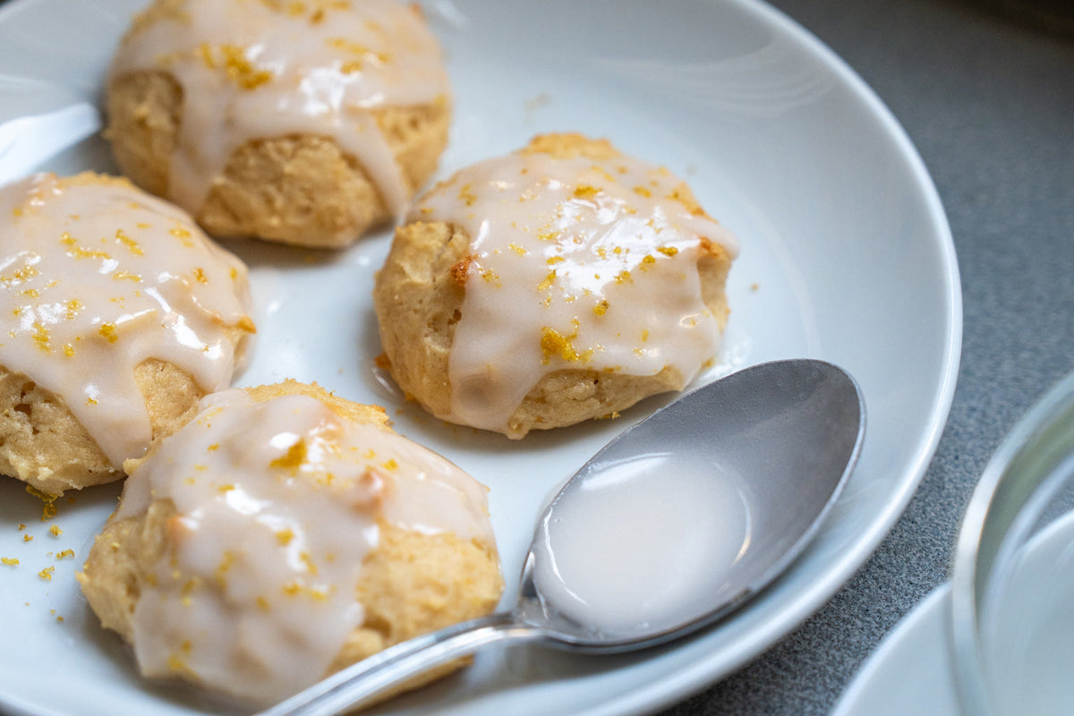 Soft Einkorn Ricotta Cookies