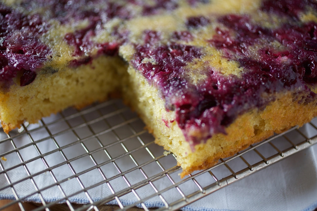 Blueberry Einkorn Cake