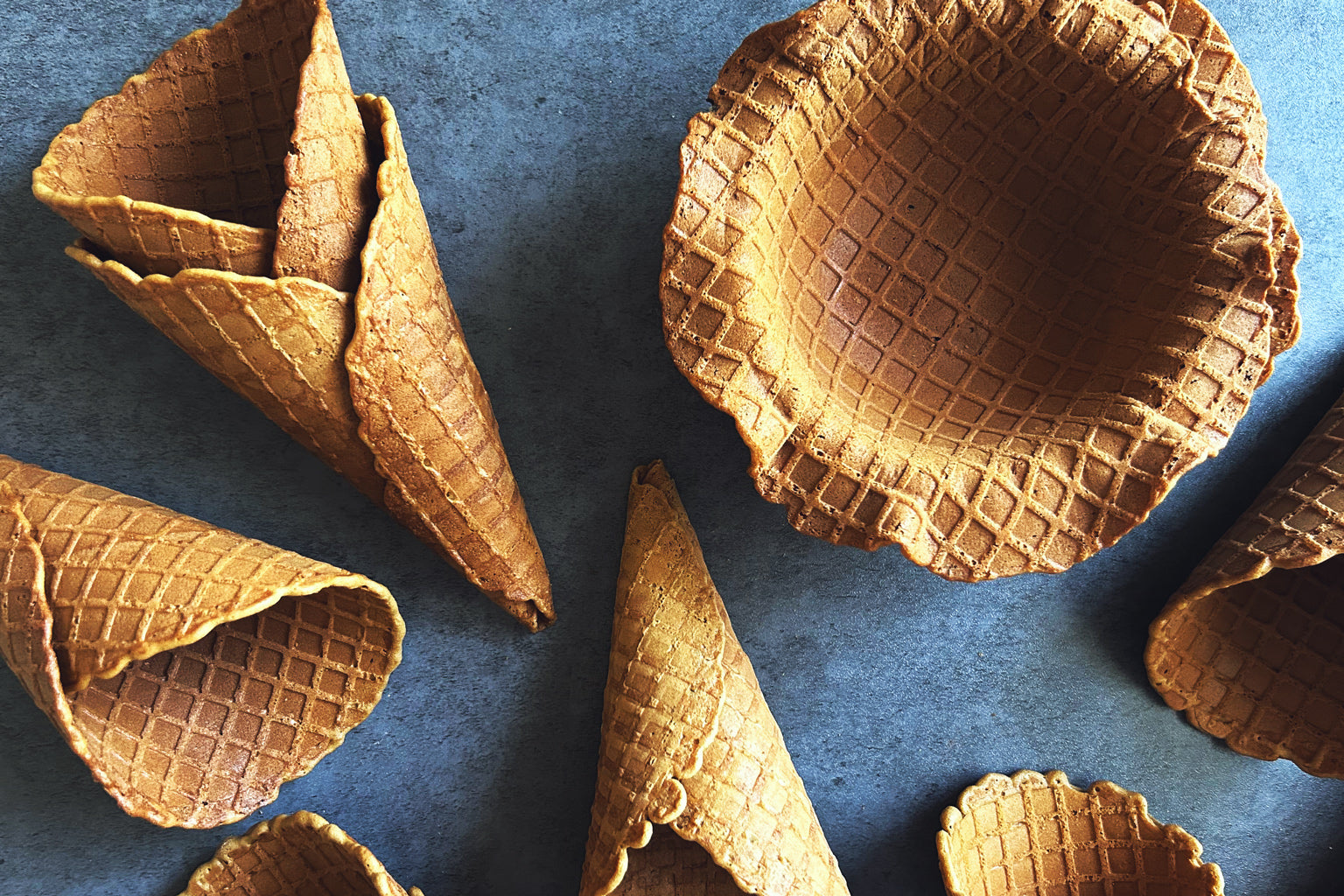 Einkorn Sourdough Ice Cream Waffle Cones