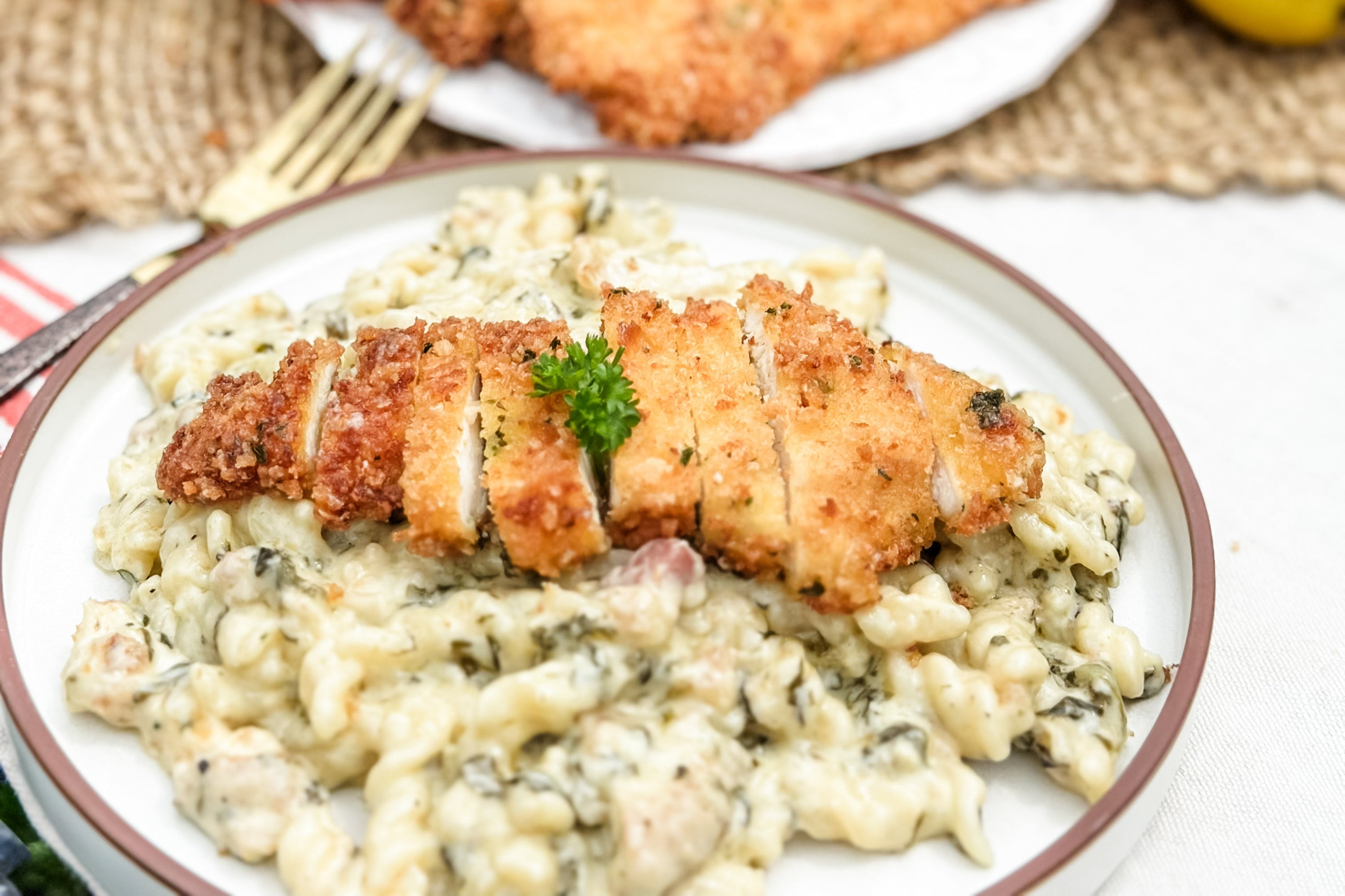 Creamy Lemon Parmesan Chicken and Pasta