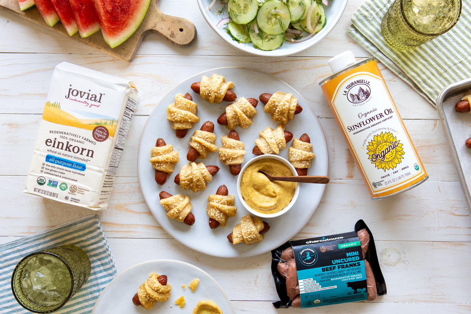 Einkorn Pigs in a Blanket