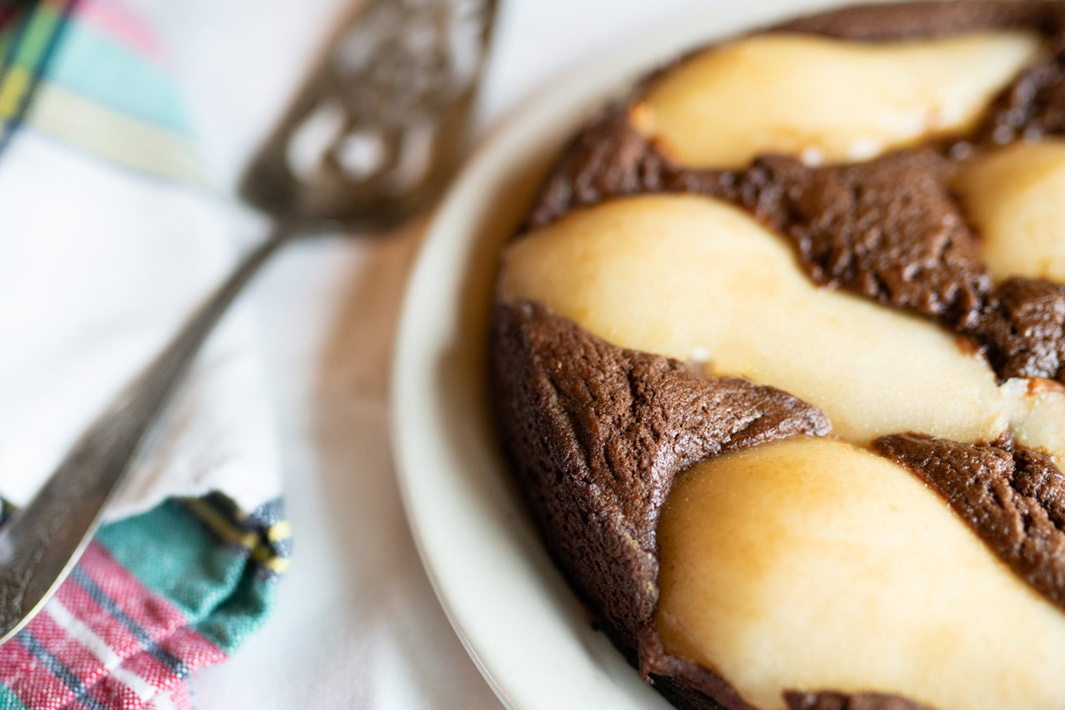 Chocolate Pear Pudding Cake