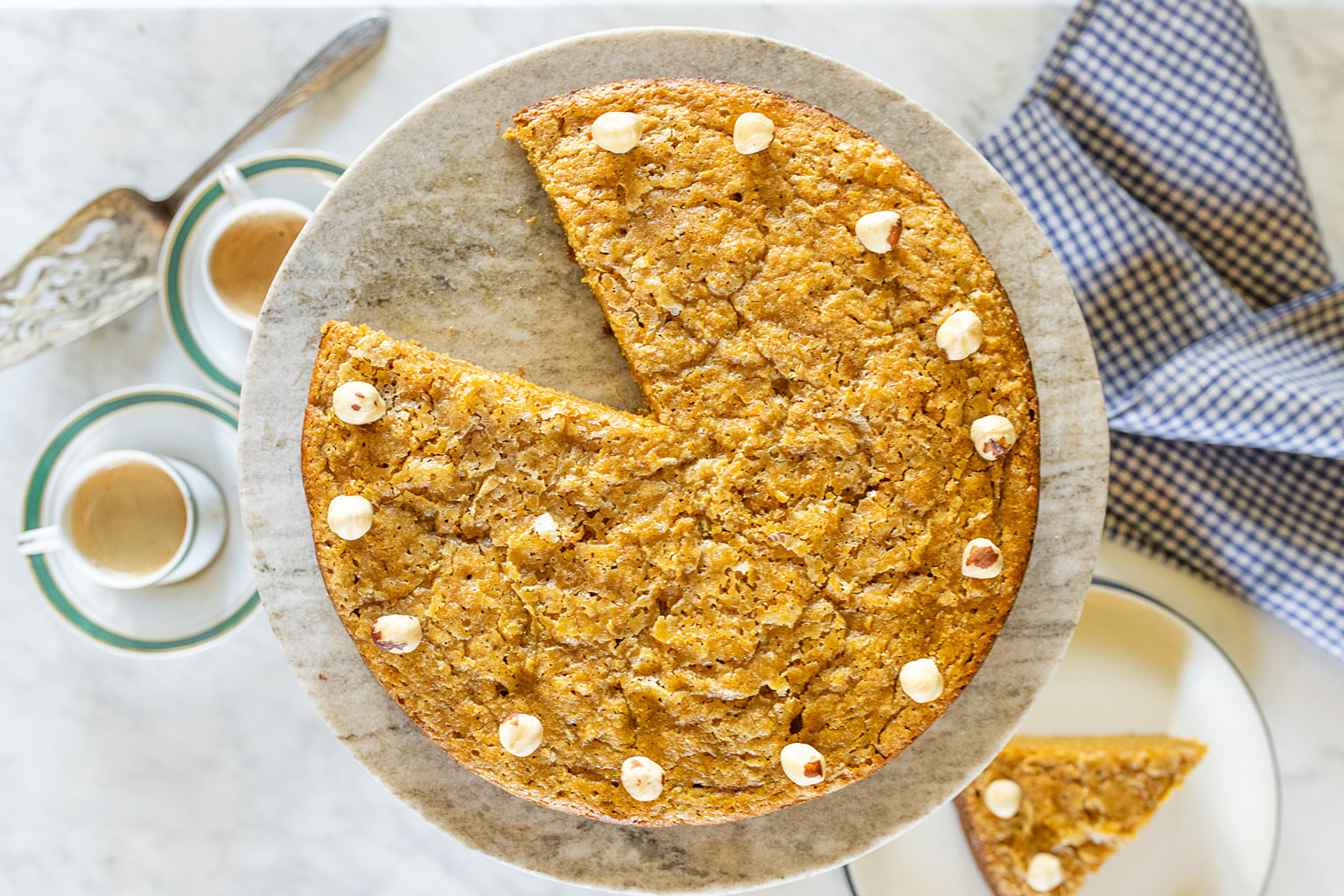 Sweet and Rustic Pumpkin Ricotta Cake