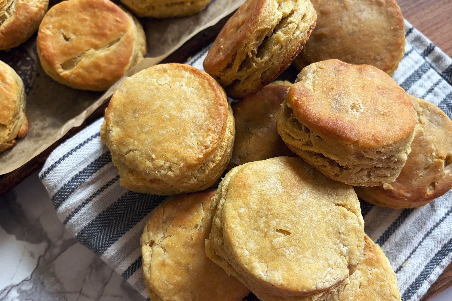 Einkorn Sourdough Biscuits