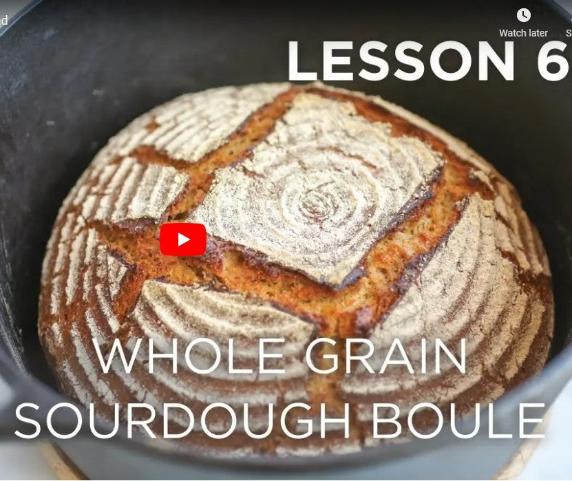 Whole Wheat Einkorn Sourdough Boule