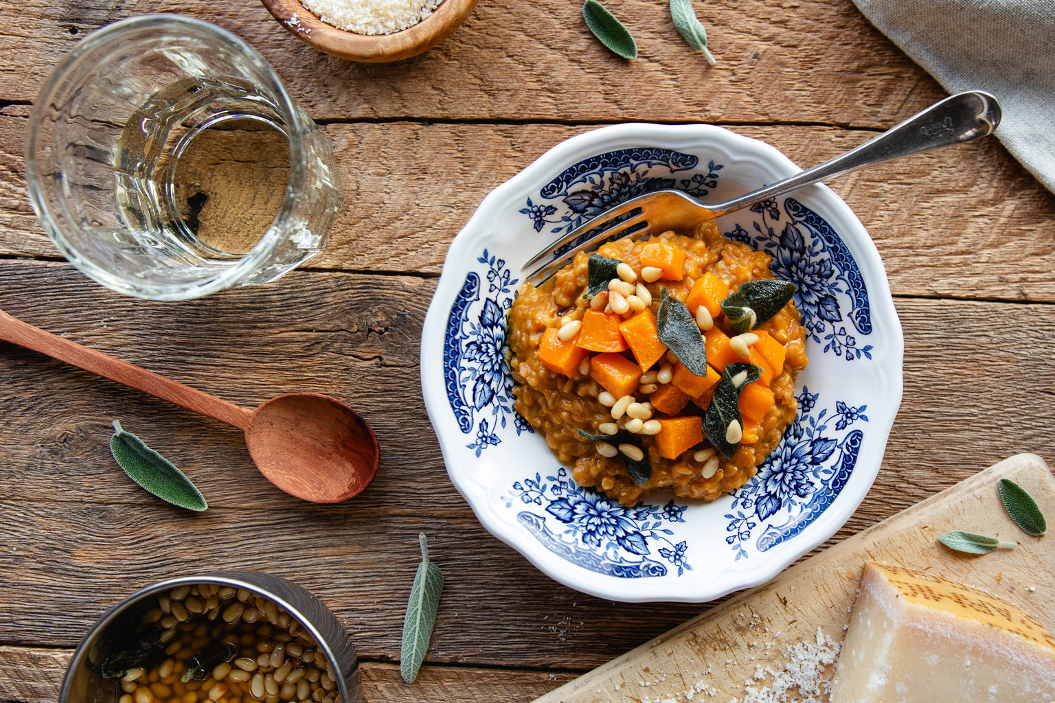 wheat berry risotto