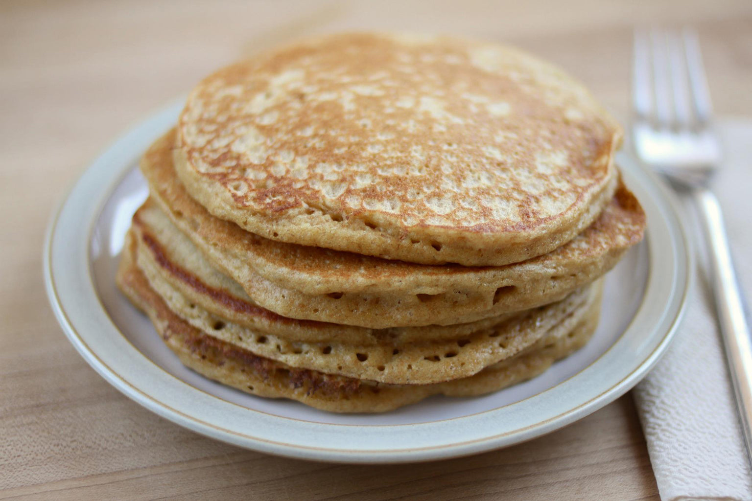Whole Grain Einkorn Pancakes