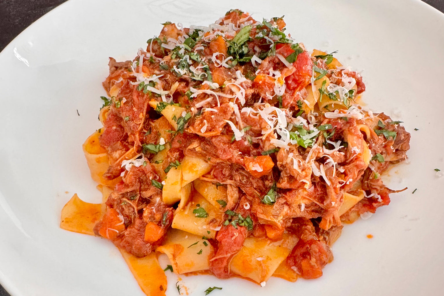 Pappardelle with Pork and Short Rib Ragù