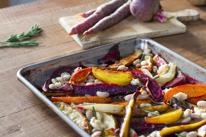 Olive Oil Roasted Root and Winter Vegetables