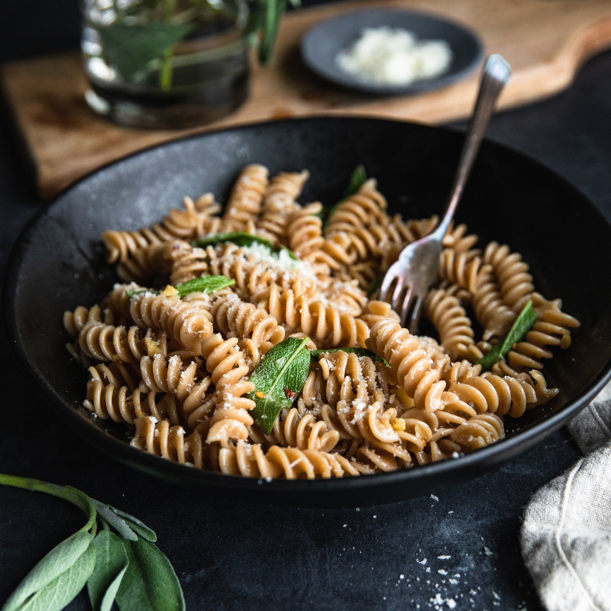 100% Organic Whole Wheat Fusilli