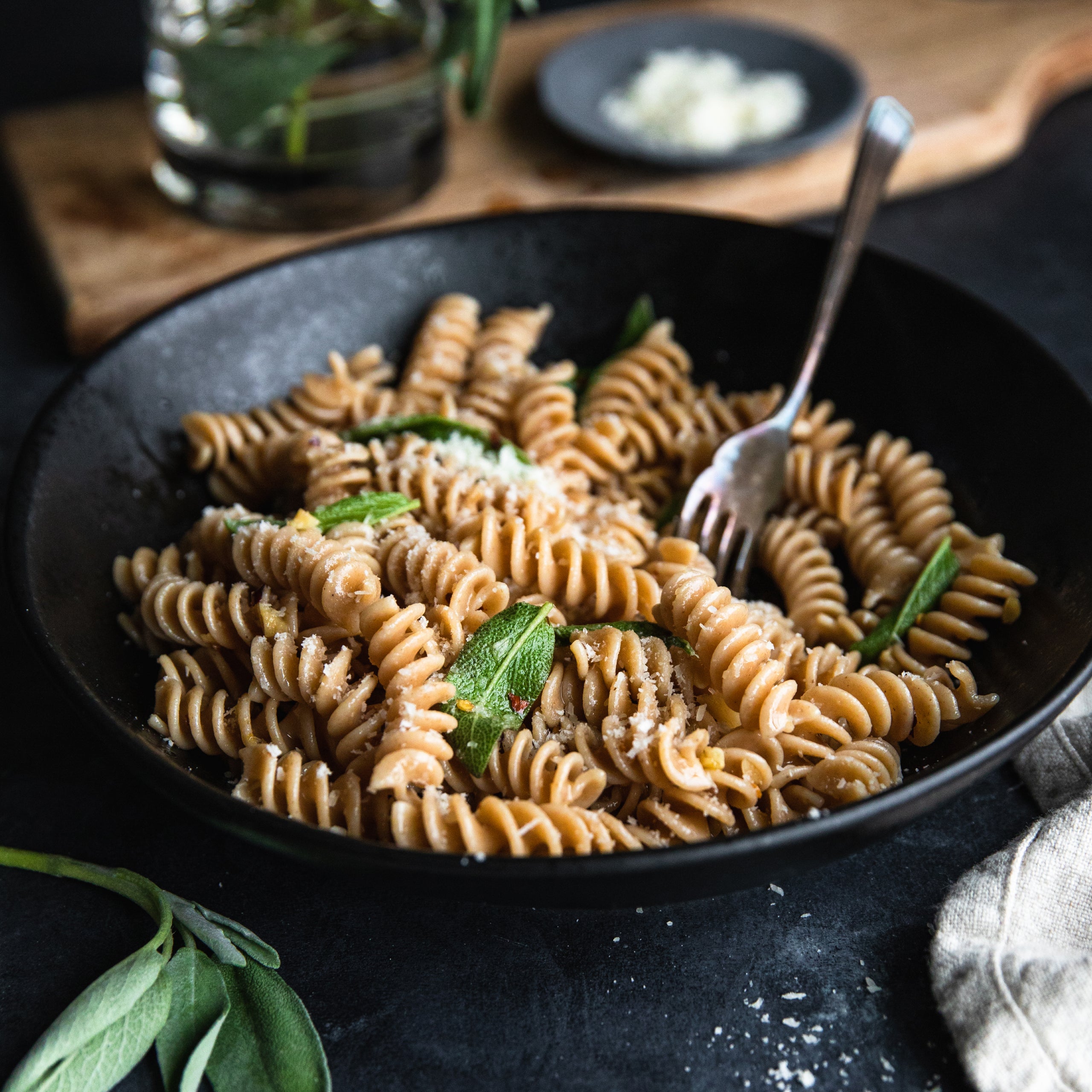 100% Organic Whole Wheat Fusilli