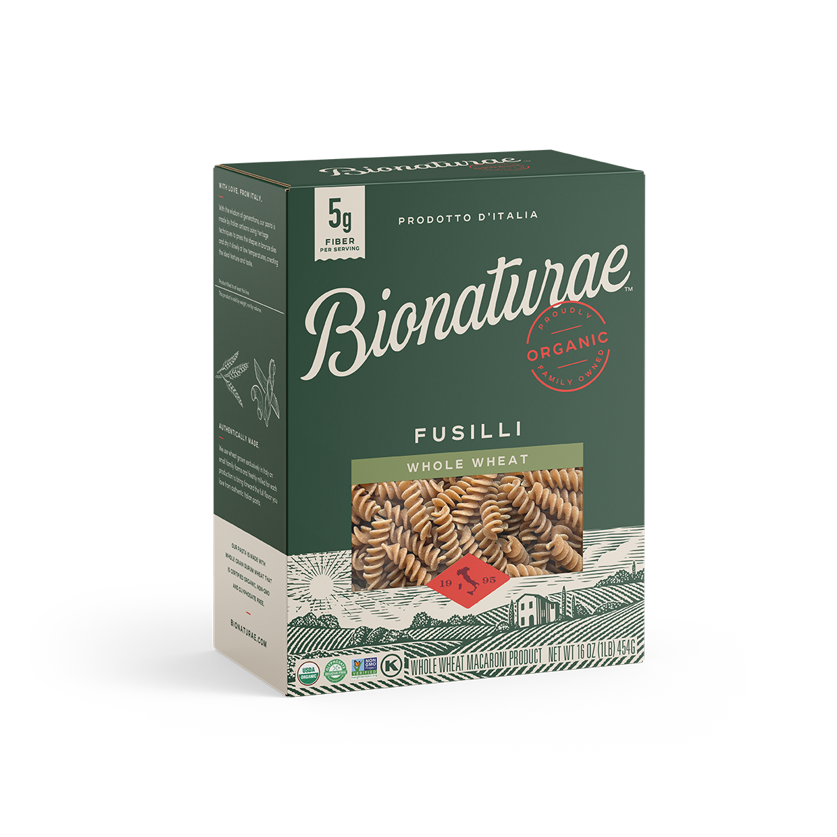Organic Whole Wheat Fusilli