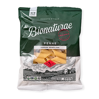 Organic Gluten Free Rice & Lentil Penne Rigate Single Serving Size
