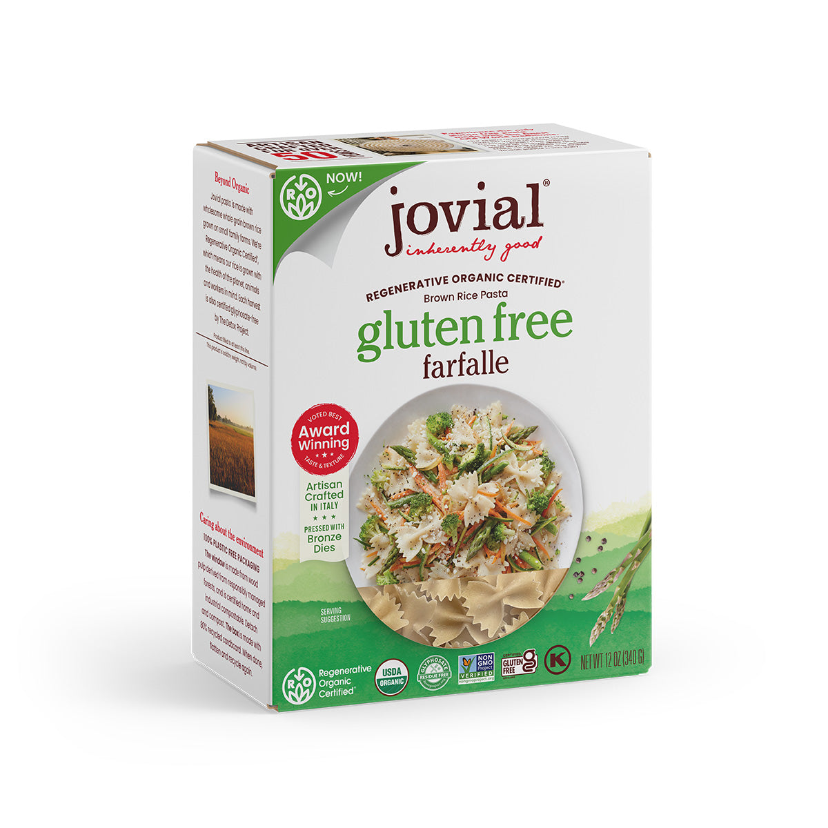 Organic Gluten Free Brown Rice Farfalle