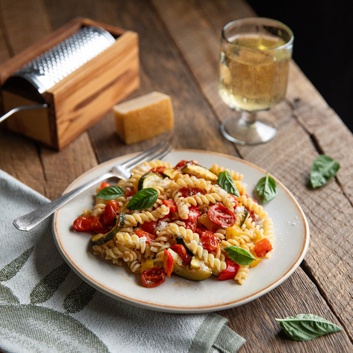 Fusilli with Oven-Roasted Vegetables – Jovial Foods, Inc
