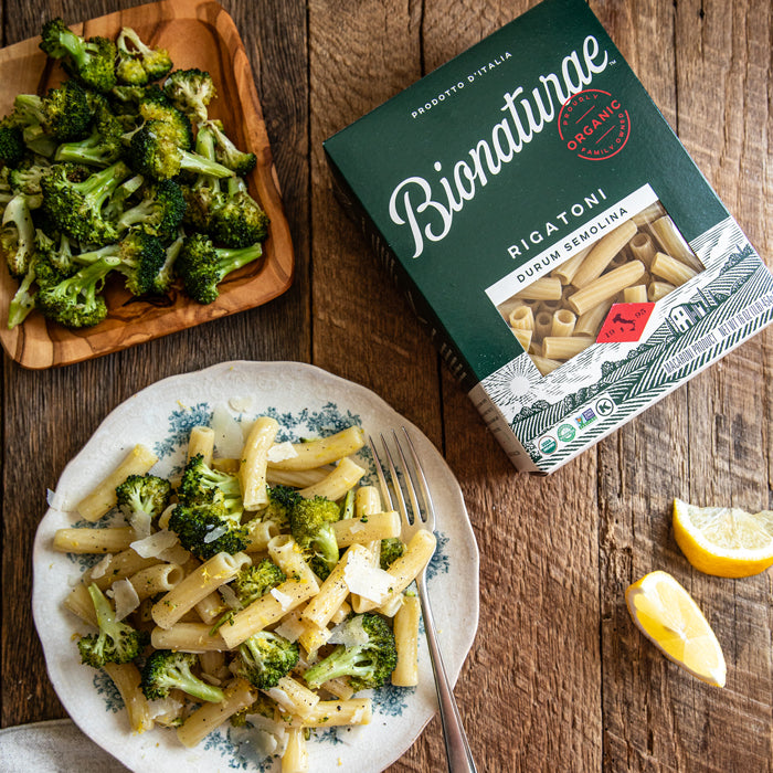 Rigatoni with Roasted Broccoli – Jovial Foods, Inc