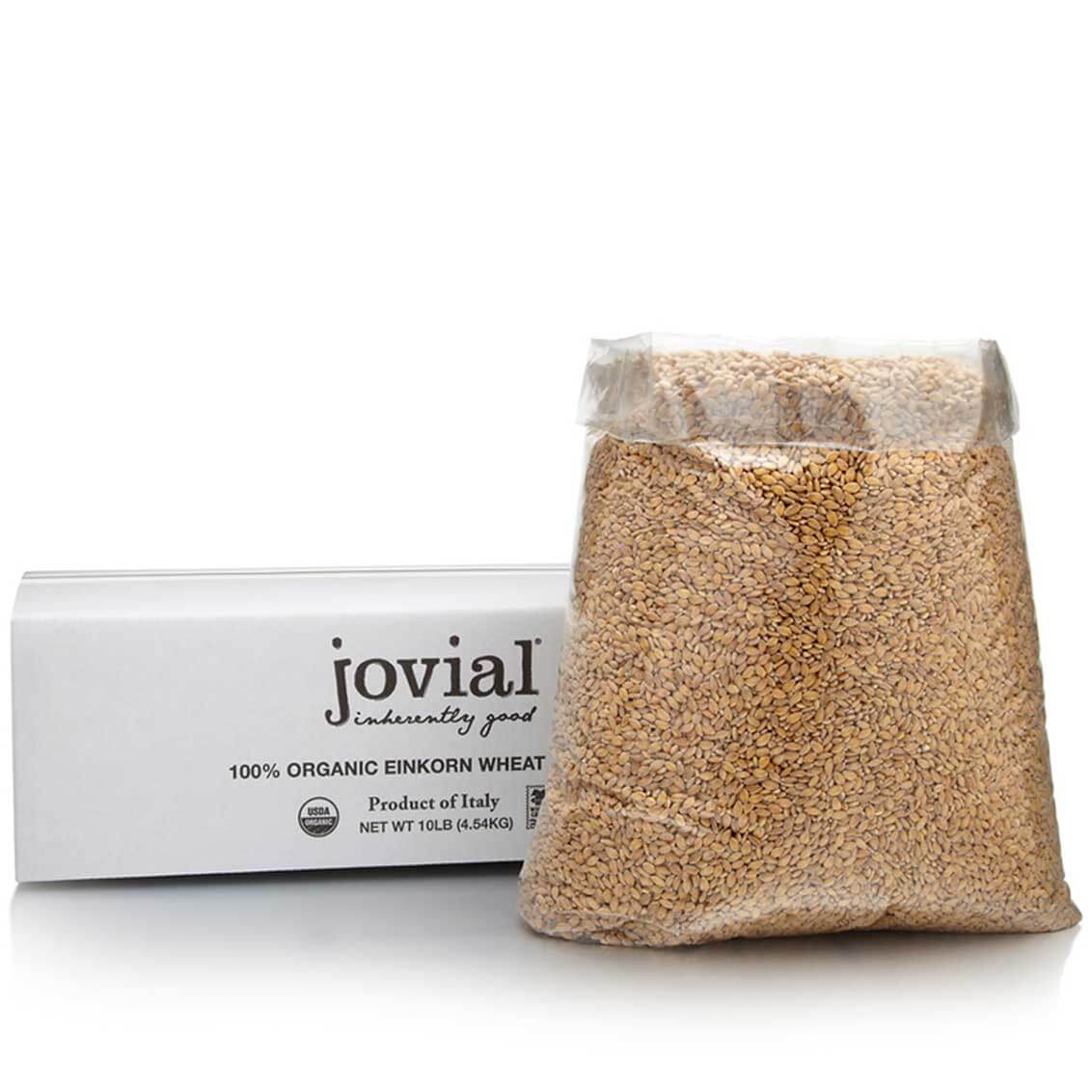 Organic Einkorn Wheat Berries - 10 Lb Bag, Whole Grain, CCOF & USDA Certified