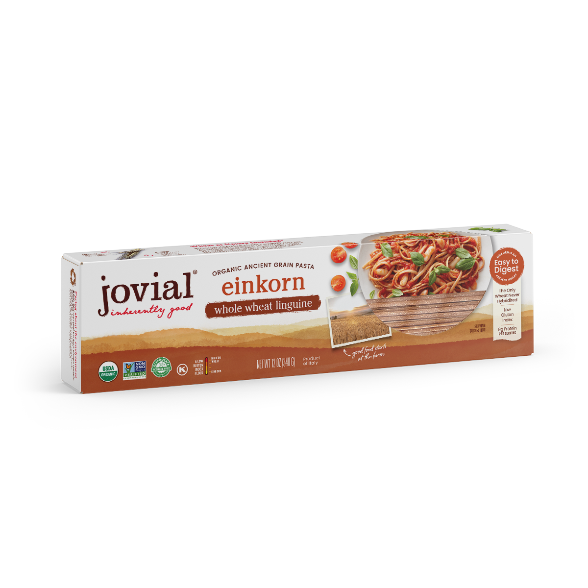 Organic Einkorn Whole Wheat Linguine